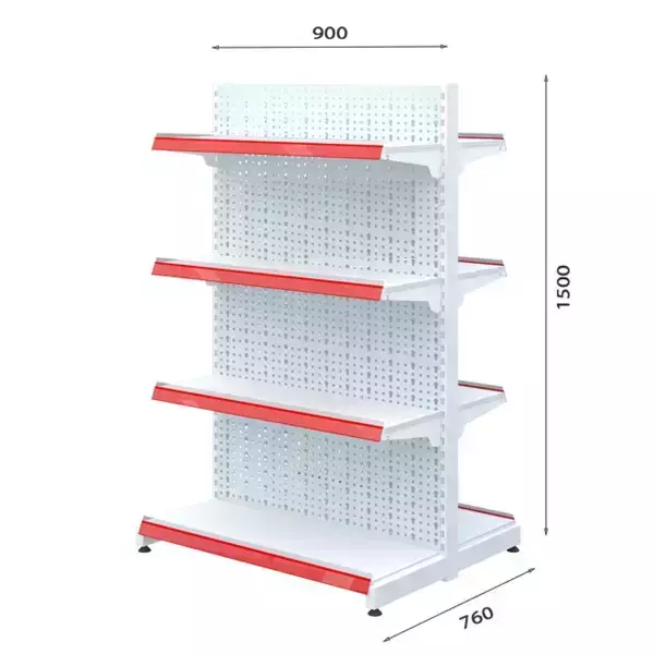 Kệ siêu thị đôi 900 x 1500